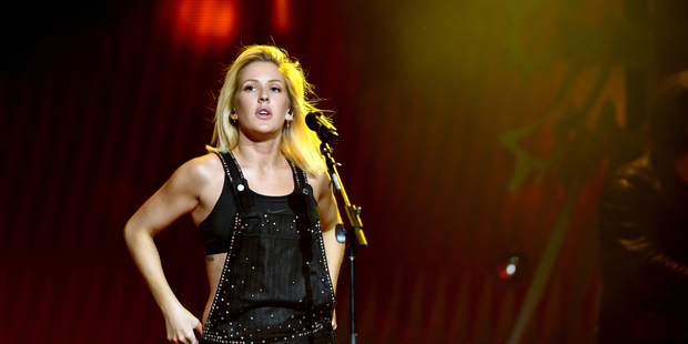 Singer Ellie Goulding wants to set the record straight about rumours she's replacing food with IV fluids. Photo / Getty