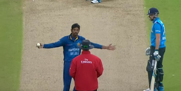 Sachithra Senanayake ran out England's Jos Buttler in 2014 with a Mankad.