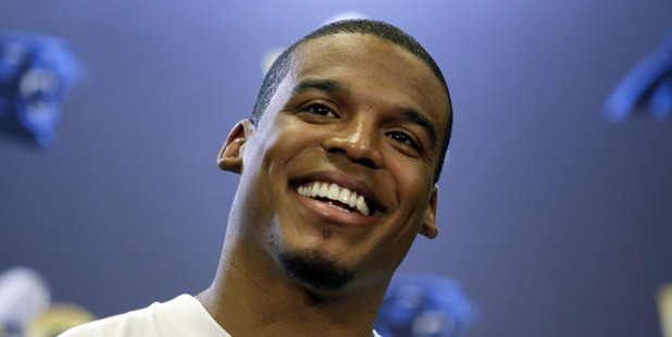 Carolina Panthers' quarterback Cam Newton. Photo / AP