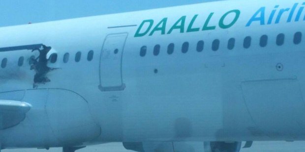 A passenger reported hearing a "loud explosion inside the plane". Photo / Twitter Omar Nor