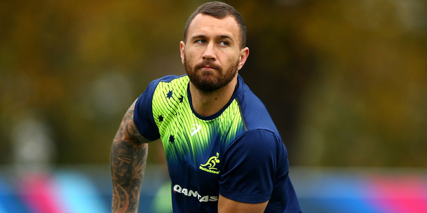 Quade Cooper won't enjoy a chance to play sevens for Australia in Sydney this weekend. Photo / Getty
