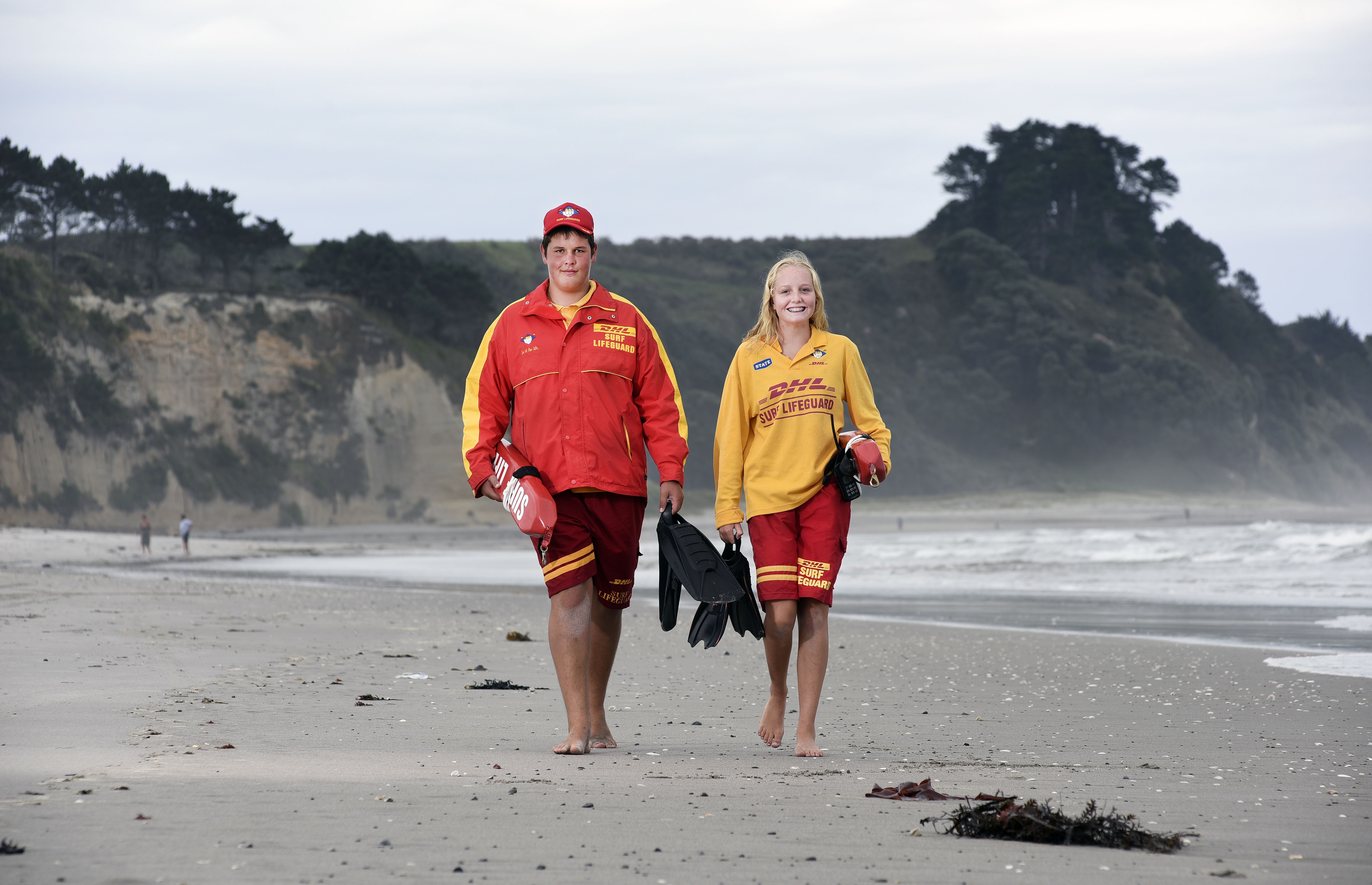 Logan Russell, 15 and Kayla Baker, 15. Photo/George Novak