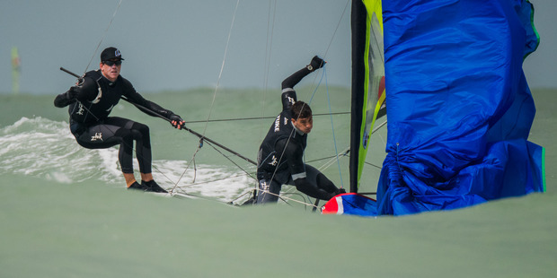 2016 Nacra 17, 49er and 49erFX World Championships in Clearwater, Florida. Photo / Jen Edney