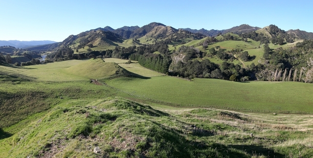 A view of the site of the proposed Ruataniwha Dam, over the Makaroro River. Photo / Duncan Brown