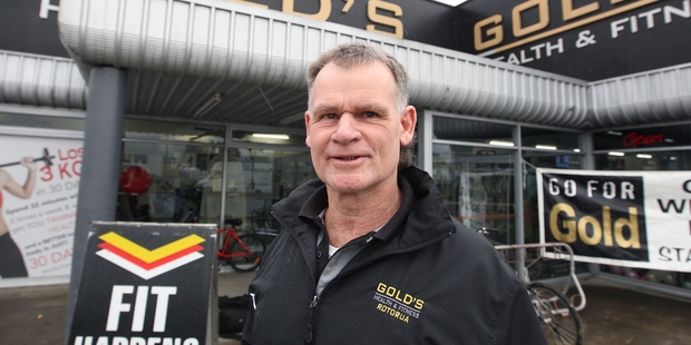 Steven Gardiner, owner of Rotorua gym Gold's Health & Fitness.
