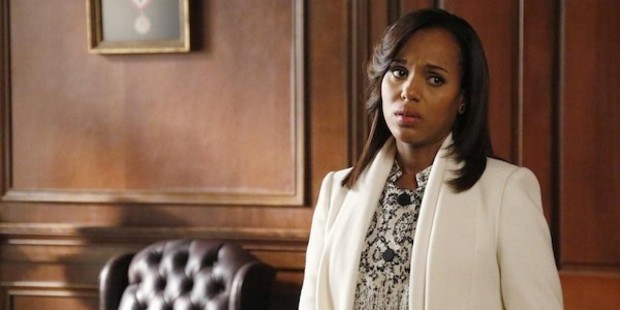 Actress Kerry Washington in a scene from Scandal.