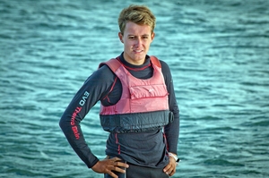 Tauranga's Trent Rippey has made a great start to the 49er World Championship.