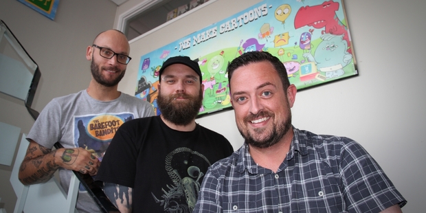 Alex Leighton, Tim Evans and Ryan Cooper of Mukpuddy.