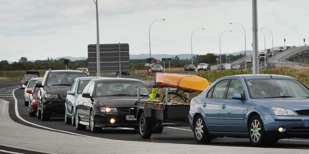 Senior Sergeant Andrew O'Reilly said there was always congestion around Kopu. Photo / Greg Bowker