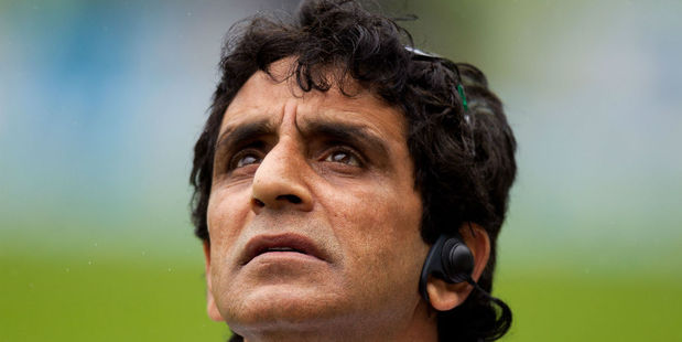 Umpire Asad Rauf. Photo / Getty