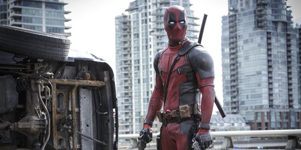 A scene from the movie Deadpool.