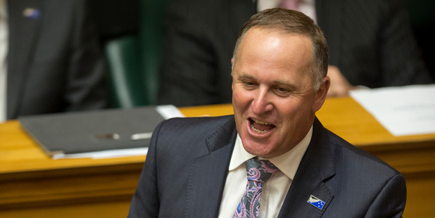 Prime Minister John Key during his statement to the House. Photo / Mark Mitchell