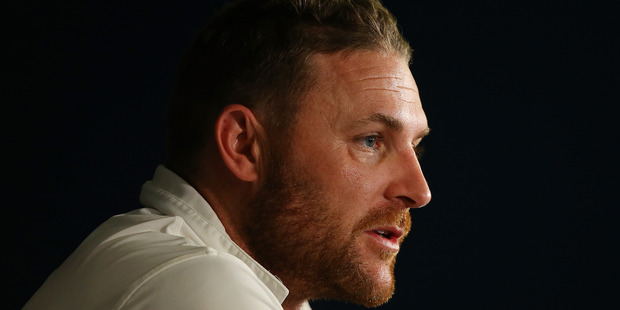Brendon McCullum will become the first cricketer to play 100 tests from debut. Photo / Getty