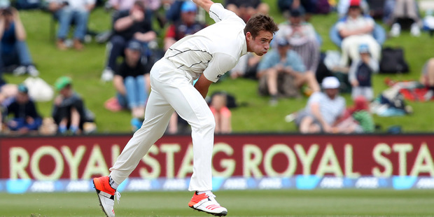 Tim Southee is confident of wearing the whites when the Black Caps face Australia. Photo / Getty