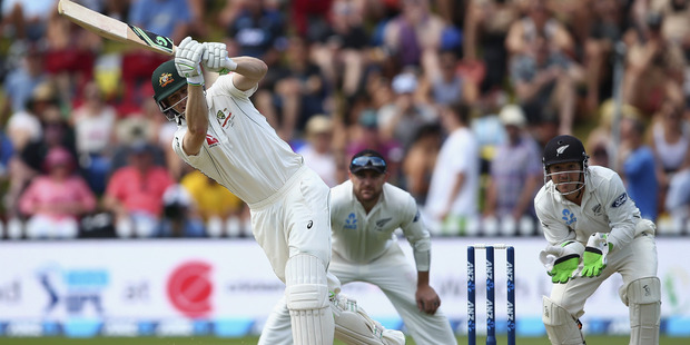 Adam Voges made the most of an umpire's poor call on the opening day of the test and ended the second on 176 not out. Photo / Getty Images
