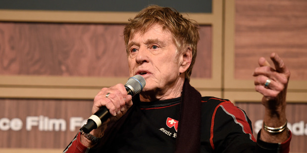 Robert Redford, founder and president of the Sundance Institute. Photo / AP
