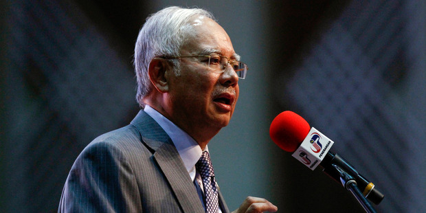 The financial activities of Malaysian Prime Minister Najib Razak earned him "bad year" status. Photo / AP