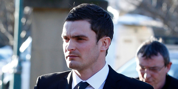 Sunderland winger Adam Johnson arrives at Bradford Crown Court, England, Wednesday Feb. 10, 2016. Photo / AP.