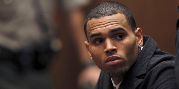 Singer Chris Brown. Photo / AP