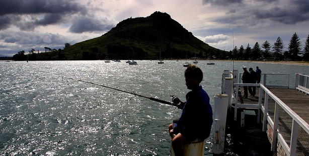 Fishing at Salisbury Wharf