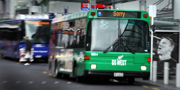 The strike will cause disruptions to Metrolink, North Star, Go West, Waka Pacific, City Link and Outer Link bus services. Photo / Doug Sherring