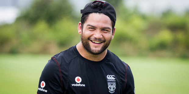 Issac Luke during training at Mt Smart Stadium. Photo / Dean Purcell