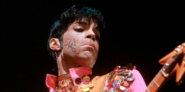 Prince performing on stage. Photo / Ian Dickson, Redferns