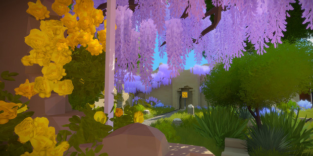 A scene from Playstation 4 game The Witness.