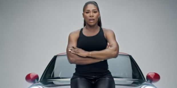 Serena Williams heads a superstar line up promoting Mini in one of this year's Super Bowl commercials.