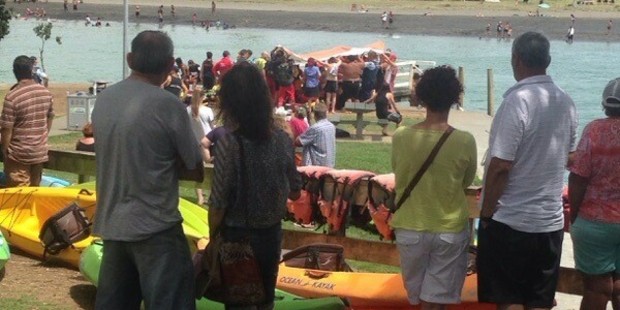 Police said the man was struck by another jumper. Photo / Supplied