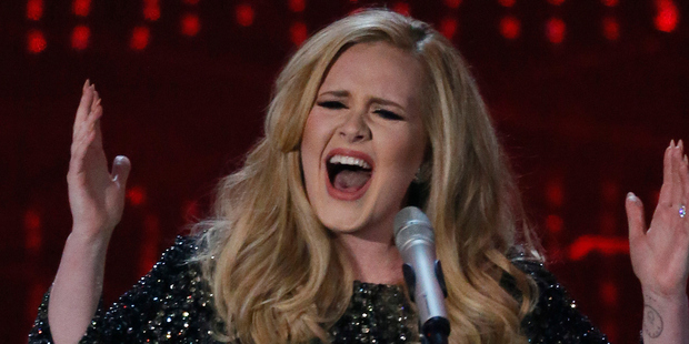 Adele has been named most popular artist in the world in a new chart. Photo / Getty