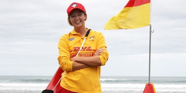Jamie McDell says she likes being recognised when she's working at the beach in her role as a lifeguard and she's determined to continue using her profile to highlight water safety. Photo / Supplied