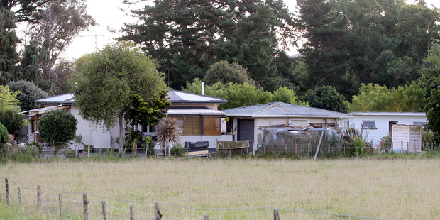 The house, after the arrest in Carroll St. Photo / Duncan Brown