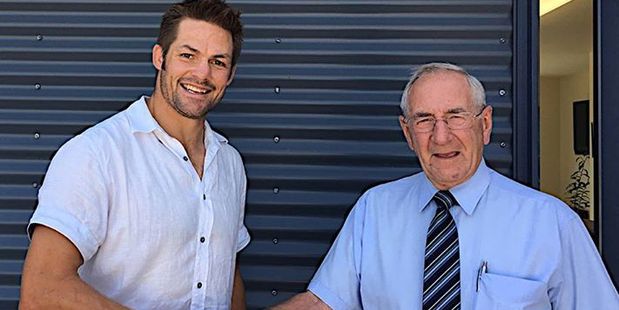McCaw began training as a commercial pilot with Christchurch Helicopters after retiring from the All Blacks. Photo / Facebook