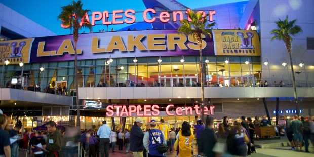 The Staples Center hosts major sporting events and pop concerts. Photo / 123RF