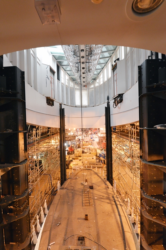 About 3,000 workers are constructing the ship. Photo / Supplied