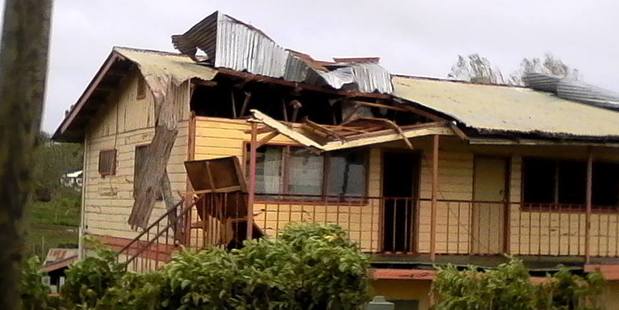 Cyclone Winston has already caused damage in Tonga, where it passed the Vava'u group of islands. Photo / Supplied by Oxfam NZ