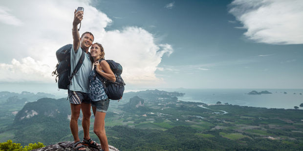 Falling from heights is the most common way to die while taking a selfie. Photo / 123RF