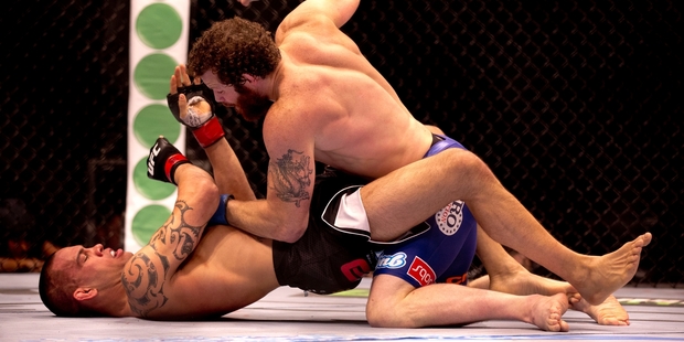James Te Huna lost his last fight against Nate Marquardt. Photo / Dean Purcell