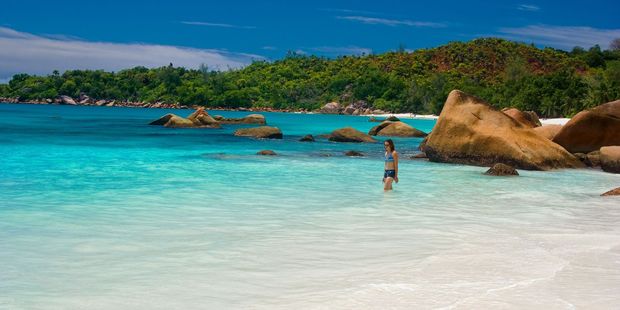 Anse Lazio on Praslin Island in the Seychelles has been described as 'picture perfect'. Photo / 123RF