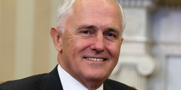 Australian Prime Minister Malcolm Turnbull and John Key both share a background in finance, though Turnbull puts Key's paltry earnings to shame. Photo / File.