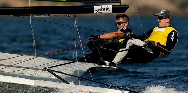 Peter Burling and Blair Tuke. Photo / Getty
