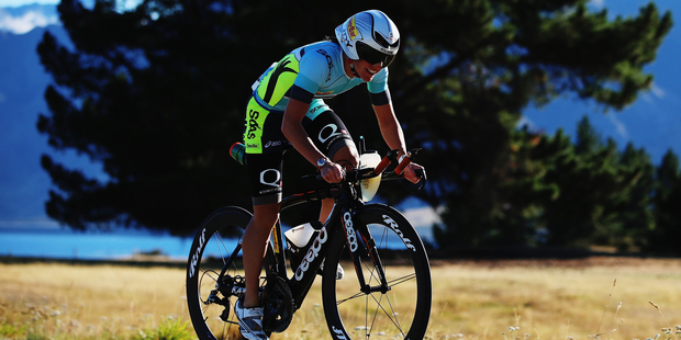 Gina Crawford competes in the Challenge Wanaka on February 22, 2015. Photo / Getty Images
