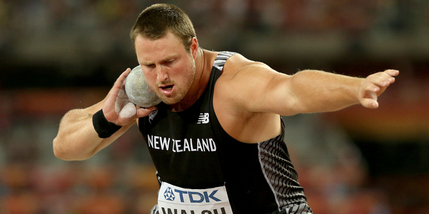 Tom Walsh of New Zealand competes in IAAF World Athletics Championships 2015. Photo / Getty Images