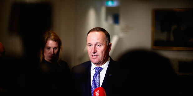 John Key said this afternoon that his caucus was free to vote for whichever flag it liked. Photo / Getty Images