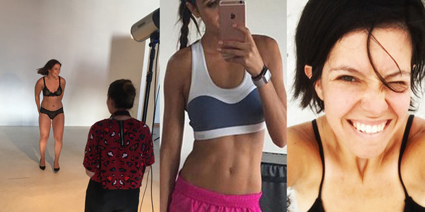 Tessa and Tina are on the home stretch with Kayla. Photo / Supplied