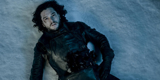 Kit Harrington as Jon Snow in season five of Game of Thrones.