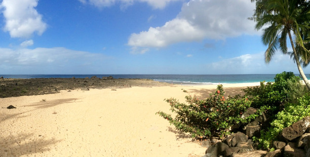 Ke Ike at the Western end of Sunset Beach. Photo / Grant Bradley