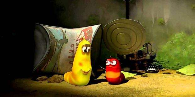 Parents, switch off! Larva operates completely in the realm of child logic. Photo / Supplied