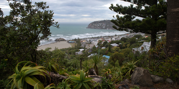 The view of Sumner from Robin Judkins' house. Photo / Mark Mitchell